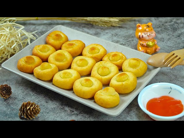 With just 3 potatoes, you have this delicious, beautiful donut right away!