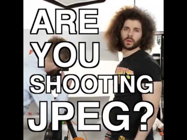 The look you get when you shoot JPEG: I SHOOT RAW #shorts