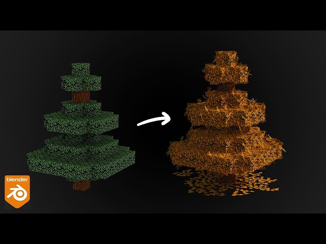A Cozy Tutorial for Better Minecraft Trees in Blender