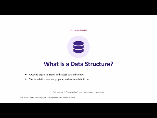 Data Structures Overview
