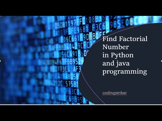 Find Factorial Number in Python and Java || #factorial#Randomproblem #python#java