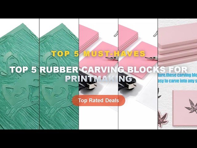 Best Top 5 Rubber Carving Blocks For Printmaking on AliExpress | Review - A45I 4 Piece 15 X 10cm Pin