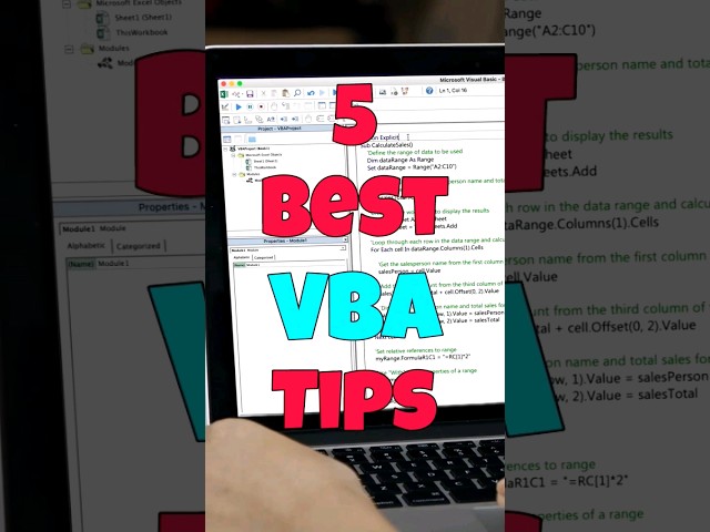 5 Best VBA Practices | VBA to Excel | #shorts #vba #excel #automation
