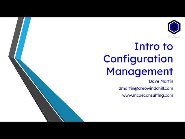 Introduction to Configuration Management