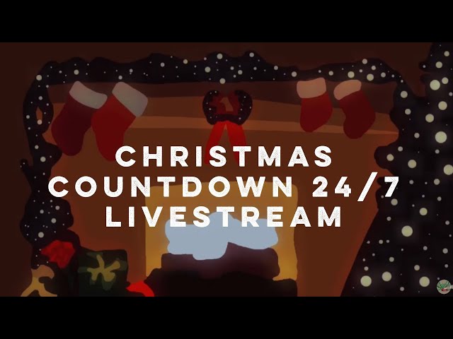 COUNTDOWN TO CHRISTMAS! 🎄 | Christmas Live Stream Countdown 24/7 | Christmas Jazz Music ☃️  [2026]