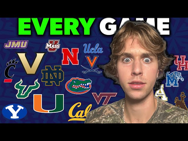 Picking EVERY Week 6 College Football Game in 8 Minutes