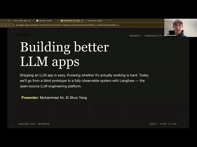 Build Better LLM Apps with Langfuse