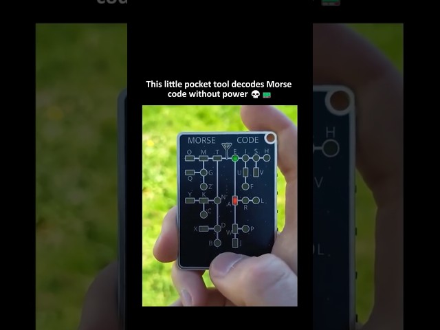 This Thing Can Decode Morse code