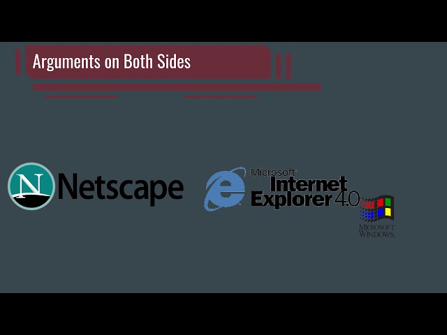 9.1.1 Netscape vs Microsoft