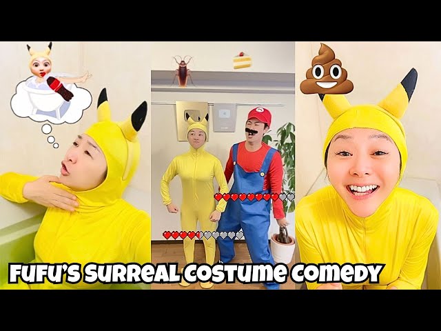 Surreal Ziki & Zaki Costume Horror Comedy | Fufu/ふうふ Bizarre Sketch Compilation 2024 Part7