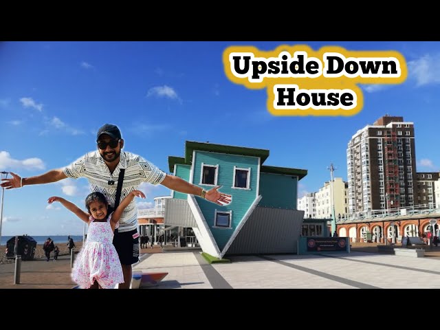 Upside Down House 🏠 | Hindi Vlog| Brighton Beach Part 3