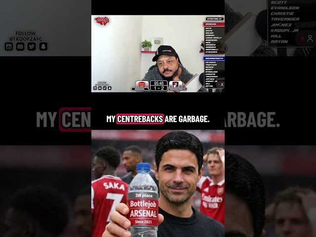 CarefreeLewisG COOKS Troopz & Arsenal After Losing 2-1 To Bournemouth! #arsenal