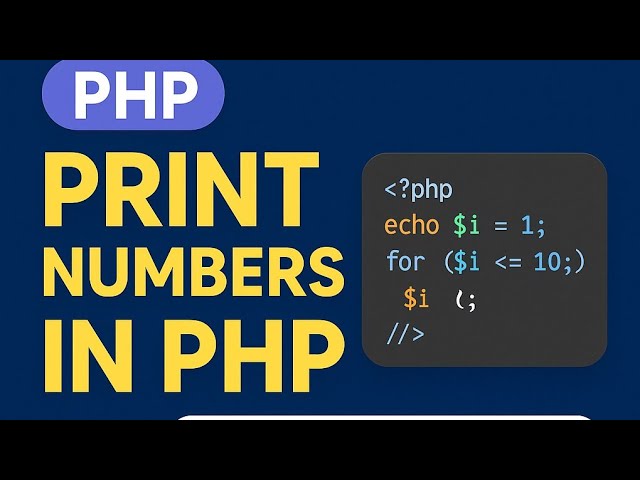 How to Use PHP to Print Numbers Between Two Numbers via HTML Form | PHP DEVELOPMENT TRICKS