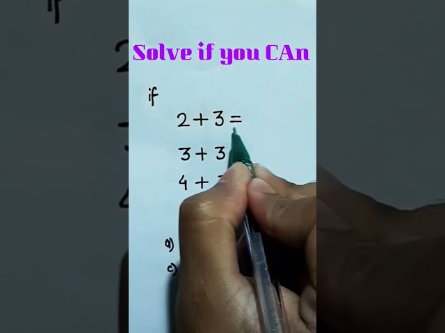 Genius IQ Test math puzzle🔥