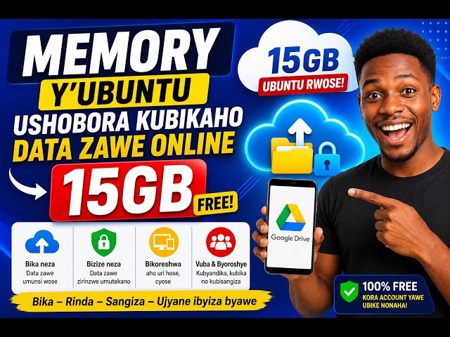 MEMORY YUBUNU USHOBORA KUBIKA DATA ZAWE KANDI UMUTEKANO WAZO URIZEWE CYANE