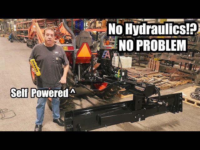 New Self Powered Hydraulic Tractor Attachments - No Rear Remotes Needed!