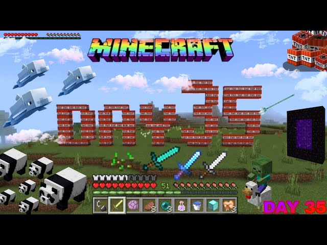 Minecraft TNT Experiment — Day 35 (v35)
