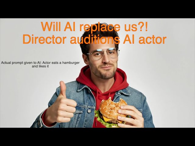 Director Auditions AI Actor