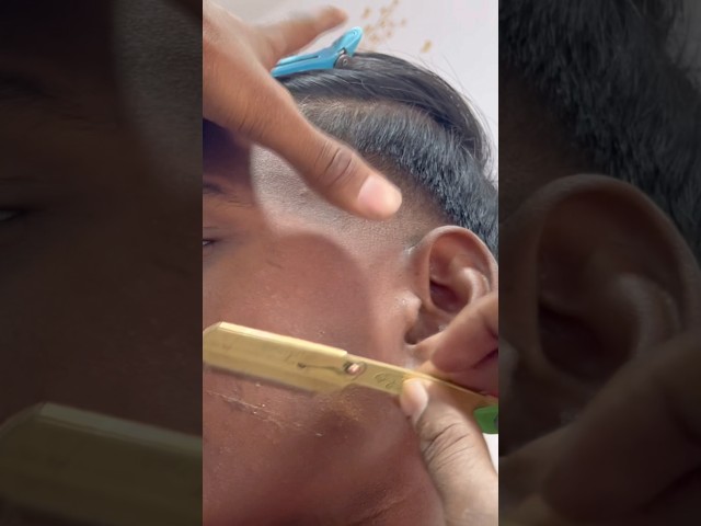 Trending school boy beard shave