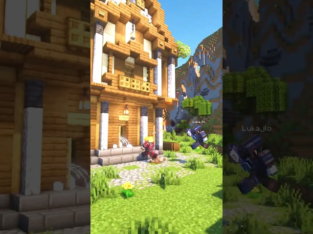 He Almost Caught Me… Until This 😳 #Minecraft #MinecraftShorts