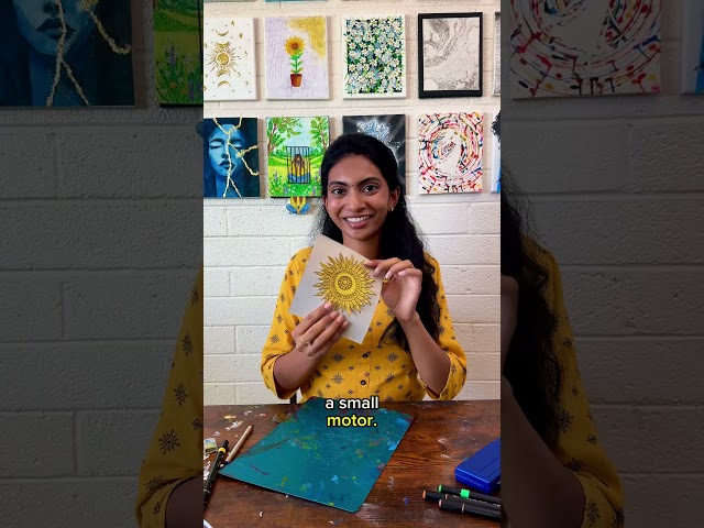 Kinetic Artwork💛🧿 #kineticart #artprocess #artchallenge #artshorts #artseries