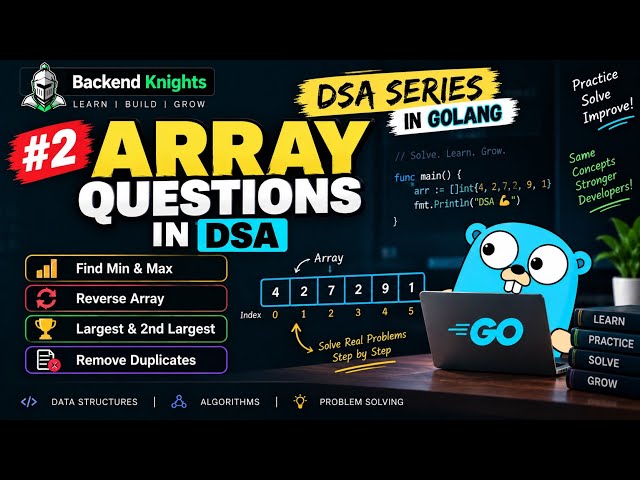 DSA #1.1 | Arrays Questions | Min Max, Reverse, Largest & Duplicates