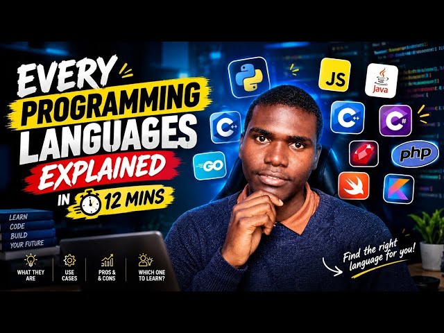 Every Programming Language Explained in 12 Minutes 