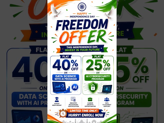 40% OFF Data Science & AI Program 🔥 Offer Ends Tonight!