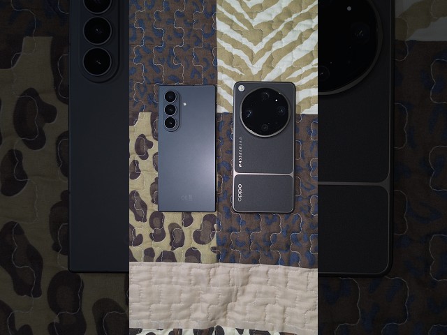 Oppo Find X9 Ultra Vs Samsung Galaxy Fold 8 Ultra Design And Size Comparison