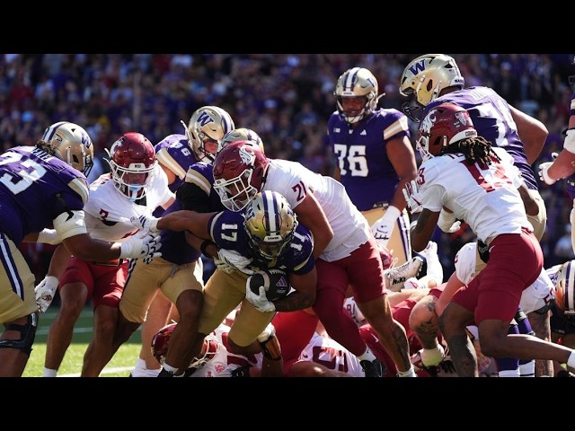 Washington State battles, but falls to No. 17 Washington 24-10 in 118th Apple Cup game