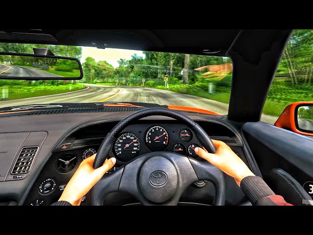 1998 Toyota Supra RZ 613 HP - POV TEST DRIVE in Forza Horizon 5