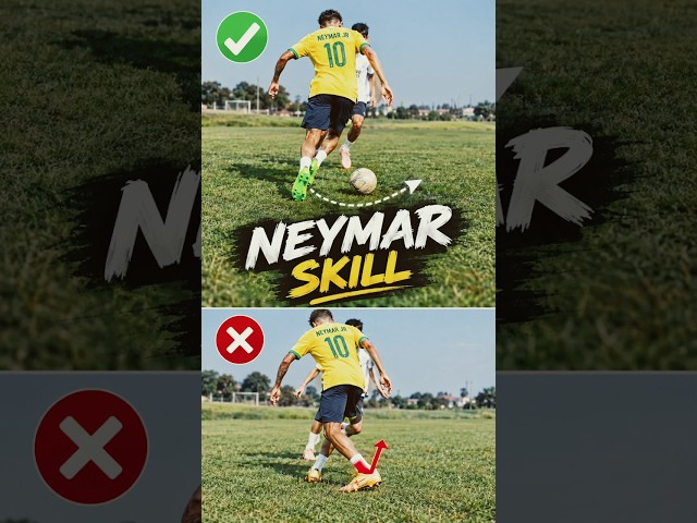 Neymar Skill Tutorial ⚡ Learn This Easy Football Skill!