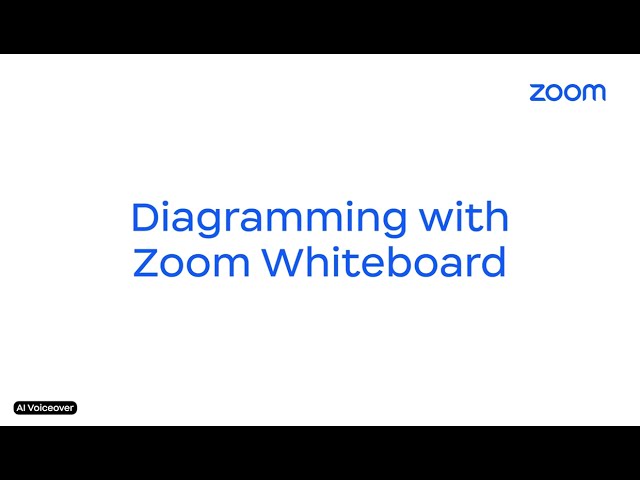 Diagramming with Zoom Whiteboard