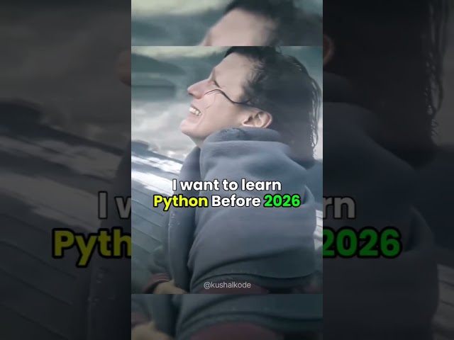 Want to learn "Python" Before 2027💀 🎯Roadmap