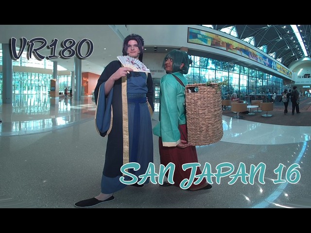 San Japan 16 — Immersive VR180 3D Cosplay Highlights - Jinshi & Mao Mao Cosplay