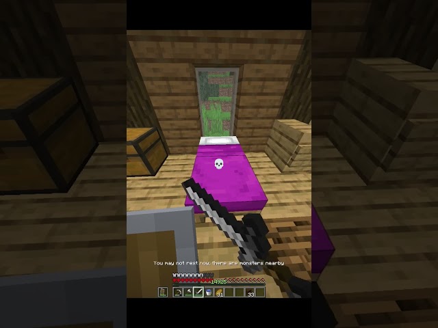 💀😱 herobrine in my world 😭
