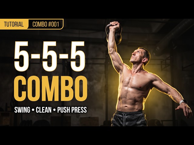 Burn Fat & Build Strength in 10 Min Per Day (Kettlebell Combo #1)