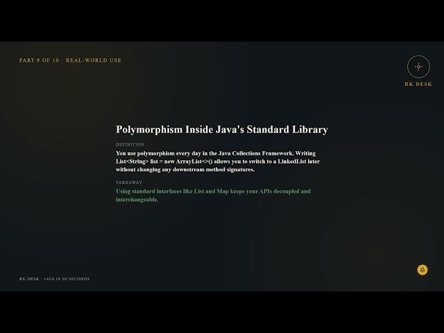 Day 30 Deep Dive — Polymorphism