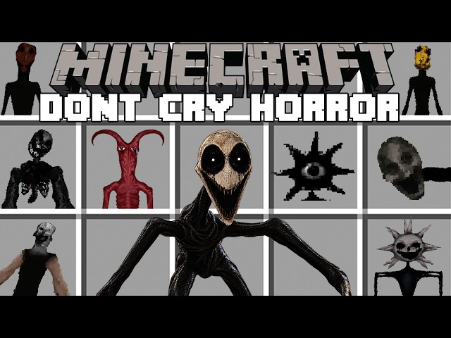 Minecraft DON'T CRY MOD / DON'T CRY STALKERS MOD! (Minecraft Mods)