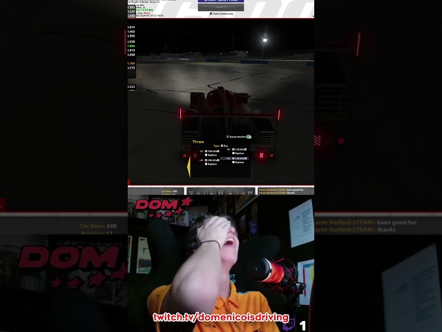 Crew Chief decided to be very kind in the last 10 minutes!  #iracing #sebring  #sebring12 #simracing