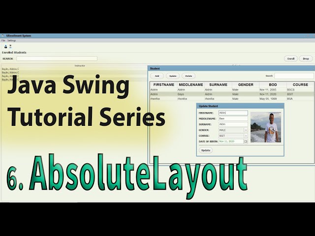Java Swing Tutorial: 6. AbsoluteLayout | Tagalog