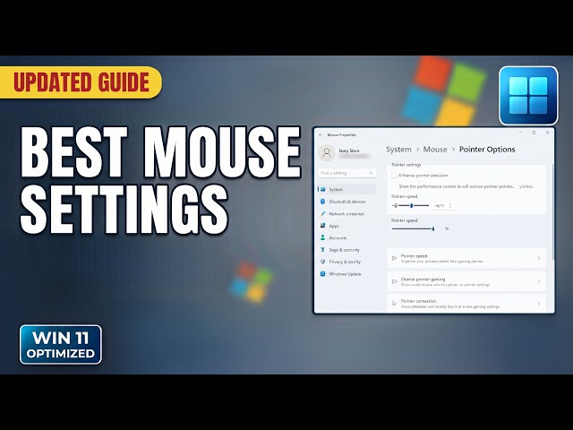 Best Mouse Settings for Competitive Gaming in Windows 11 (2026)