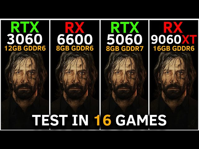 RX 9060 XT vs RTX 5060 vs RTX 3060 vs RX 6600 | RT + DLSS 4 / FSR 4 | Best Budget GPU 2025?