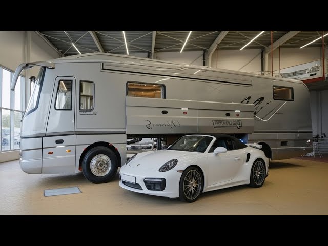 2026 Luxury Motorhome With Hidden Supercar Garage Revealed