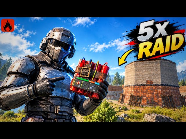 I RAIDED🔥Fully Safe Base 🤩 || 5x Oxide Beta Оксид бета 🌴 #oxide #rust 