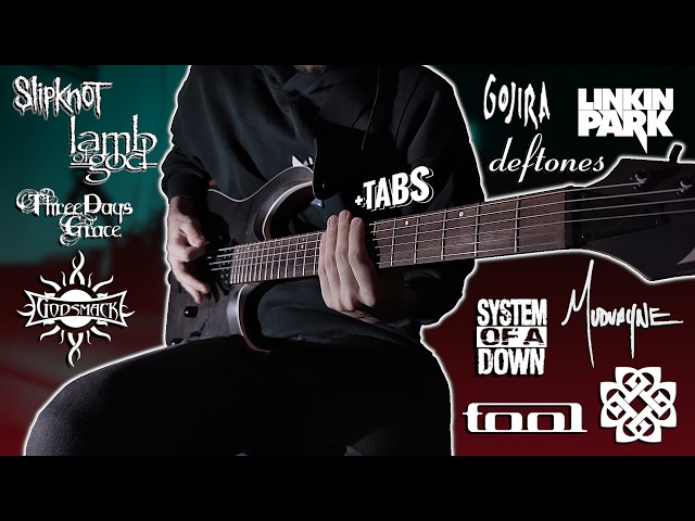Drop Tuning Guitar Riffs PERFECT for BEGINNER Guitarists [w/ TABS!]