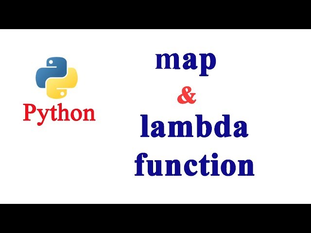 Python Tutorial - Map and Lambda Function