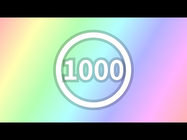 1000 seconds timer ‐ Countdown Circle Gradation