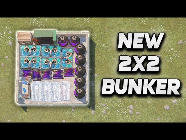NEW 2X2 BUNKER 2023 META | Rust Building Tutorial 2023!