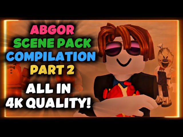 A Bad Game On Roblox PART 2 Scene pack compilation in 4k quality for clips/edits!